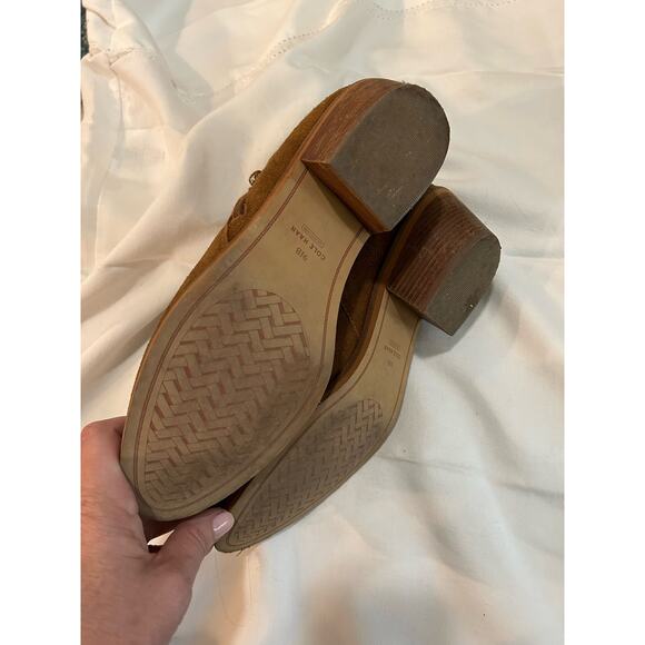 Franco Sarto brown Leather Ankle Booties sz 9.5 - Picture 7 of 8